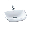 TOTO Jewelhex Раковина 60.7x48.3x21.1 см, без отв., накладная, цвет: белый