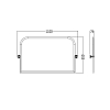 Devon&Devon Gatsby 2 Зеркало 110х65см, поворотное, цвет: хром