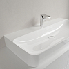 Villeroy&Boch Finion Раковина 100х47 см, 1 отв., с переливом, с антигрязевым покрытием CeramicPlus, цвет: белый