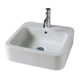Hatria H.Hour 09.00 S Раковина накладная, 48х48см., с 1 отв., цвет: белый