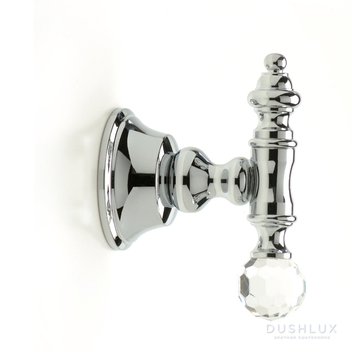 Фото Webert Karenina Крючок для полотенец, цвет: хром/кристалл Swarovski