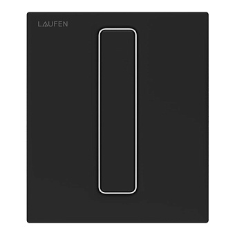 Laufen AU101 Клавиша смыва для писсуара, с картриджем, цвет: черный матовый