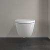 Villeroy&Boch Subway 3.0 Унитаз 37х56х36см., подвесной, TwistFlush, с антигрязевым покрытием CeramicPlus, цвет: альпийский белый
