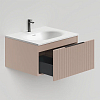 Salini Touch Тумба 60х50х32см., подвесная, с раковиной, 1 ящик, верт. фрез., цвет: Taupe
