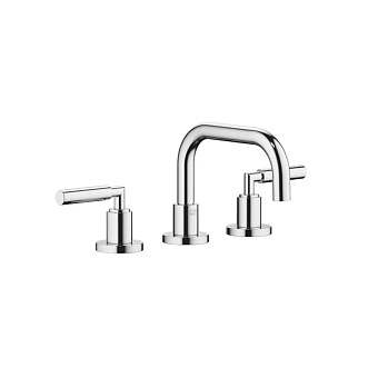 Dornbracht Tara Смеситель для раковины, на 3 отв., с донным клапаном, цвет: хром