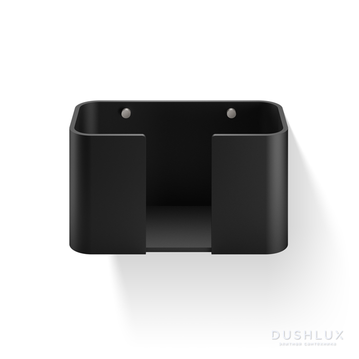 Фото Decor Walther Black Stone WPTB Держатель для бумажных полотенец, подвесной, цвет: черный матовый / сталь матовая