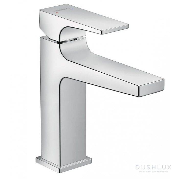 Фото Hansgrohe Metropol Смеситель для раковины 100, на 1 отв, с донным клапаном, излив 135мм, цвет: хром