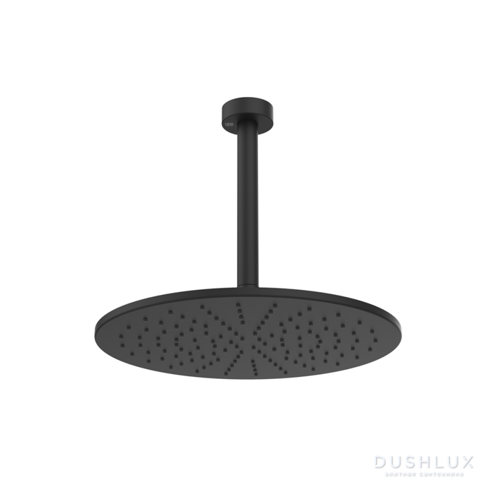 Фото Gessi Emporio shower Верхний душ Ø30см., потолочный, поворотная с шарниром, с защитой от известкового налёта, цвет: Black XL