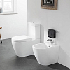 Villeroy&Boch Subway2.0 Унитаз-компакт с открытым смывным краем, напольный, 37х70см, с антигрязевым покрытием CeramicPlus, цвет: белый