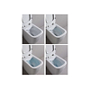 Artceram A16 Унитаз подвесной 36x52см, безободковый, saniglaze, the.reel, цвет: белый матовый