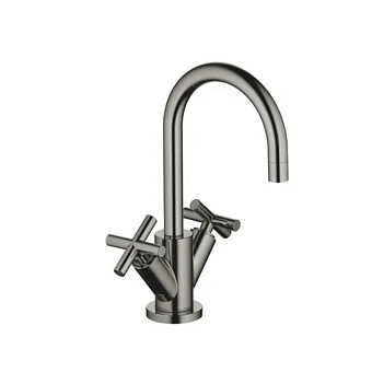 Dornbracht Tara Смеситель для раковины, на 1 отв., с донным клапаном, цвет: Dark Chrome