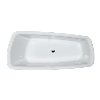 Laufen Palomba Ванна 180x80x45.5см., встраиваемая, ассиметричная, без слив-перелива, борт 80мм, материал: акрил, цвет: белый