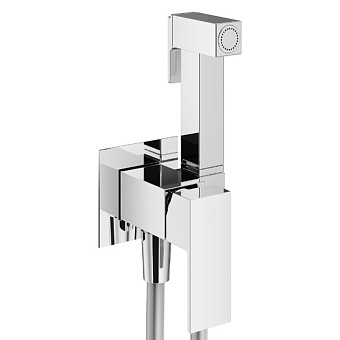 Plumberia Selection TAG Гигиенический душ со смесителем и шлангом PVC 125см., цвет: хром