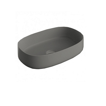 Artceram Cognac Раковина 55x35см., накладная, без отв., Saniglaze, цвет: grigio oliva