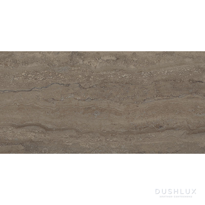 Фото Provenza Unique Travertine Керамогранит 120x60x0.95см, глазурованный, универсальная, цвет: Vein Cut Chocolate Natural