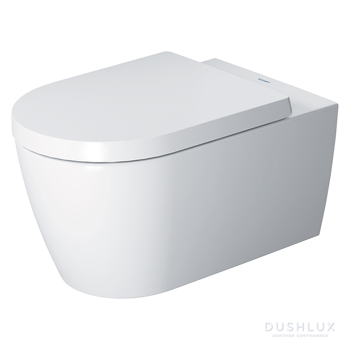 Фото Duravit Me by Starck Унитаз 57x37см., подвесной, Rimless, с креплениями, цвет: белый