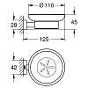 Grohe Essentials Cube Мыльница, подвесная, цвет: хром