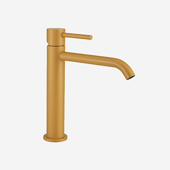 Webert Elio Slim Смеситель для раковины, h200мм, на 1 отв., с донным клапаном, цвет: Ocra