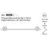 Cristal et Bronze City Полотенцедержатель 60 см, подвесной монтаж, цвет: хром