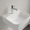 Villeroy&Boch Finion Раковина 43х39 см, 1 отв., с переливом, с антигрязевым покрытием CeramicPlus, цвет: белый