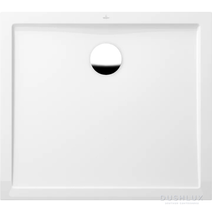Фото Villeroy&Boch Futurion Flat Душевой поддон 100х80х2.5см., цвет: альпийский белый