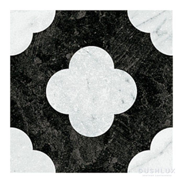 Фото 41zero42 Dandy Керамогранит 18,6x18,6см., универсальный, цвет: Pin Black White