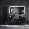 Villeroy&Boch Artis Раковина 43x43x13см., накладная, цвет: черный/белый