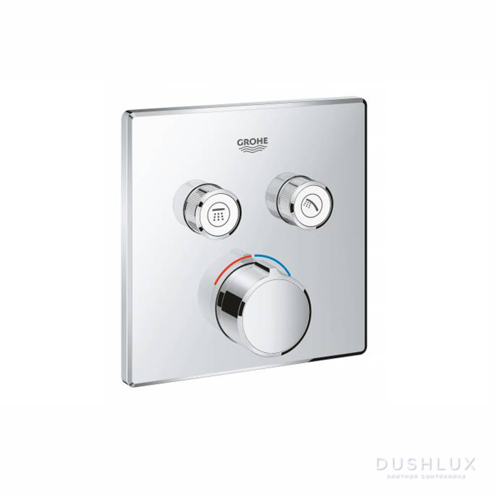 Фото Grohe SmartControl Внешняя часть смесителя на 2 выход, цвет: хром