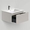 Salini Touch Тумба 60x50x32см., подвесная, с раковиной, 1 ящик, гор. фрез., цвет: Grey
