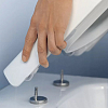 Villeroy&Boch Hommage Сиденье с крышкой для унитаза, с микролифтом, нерж. сталь, цвет: ярко-белый