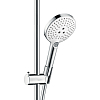 Hansgrohe Raindance Select S Душевой набор: штанга 90см, ручной душ, 3jet (Rain, RainAir, WhirlAir), мыльница, шланг, цвет: белый/хром