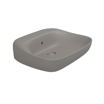 Flaminia Fluo Раковина 60x49xh20см., подвесная, без отв., цвет: cenere