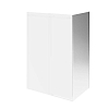 Kerama Marazzi Cristallo Душевая боковая панель 100x210см., цвет: брашированный никель