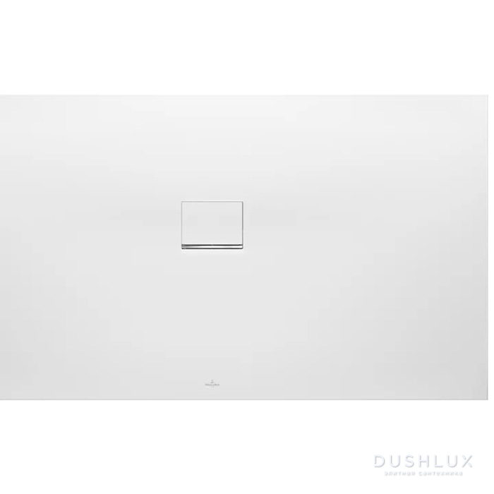 Фото Villeroy&Boch Squaro Infinity Душевой поддон 80х80х4см., Quaryl®, монтаж слева, цвет: Stone White