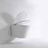 TECEspring K Комплект: унитаз подвесной Kompakt, безободковый, со смывом Torando flush, сиденье Slim с микролифтом и быстрым снятием, цвет: белый