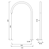 CEA Design FREE IDEAS Излив для раковины 50см., поворотный, цвет: нержавеющая сталь