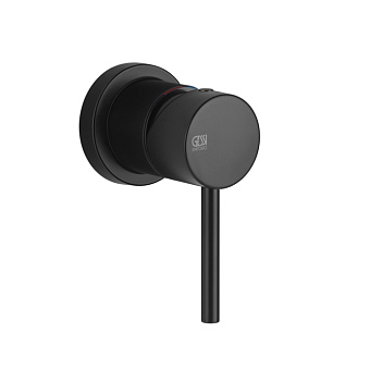 Gessi Emporio Via tortona Смеситель для душа, встраиваемый, на 1 позицию, цвет: Black XL