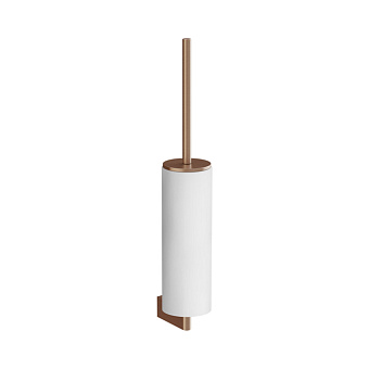Gessi Origini Ершик для унитаза, подвесной, цвет: белый/Copper Brushed PVD