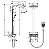 Hansgrohe Raindance Select E Душевая система Showerpipe: верх.душ 300 2jet, ручн.душ, шланг, термостат с полочкой, цвет: хром