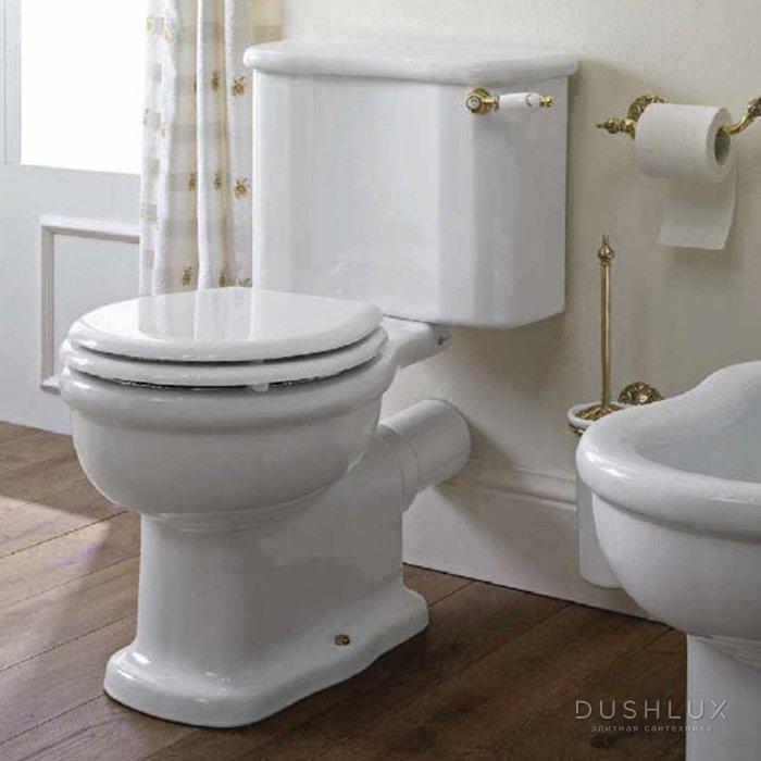 Sbordoni Palladio Унитаз моноблок, цвет белый/золото, артикул: 7034 ...