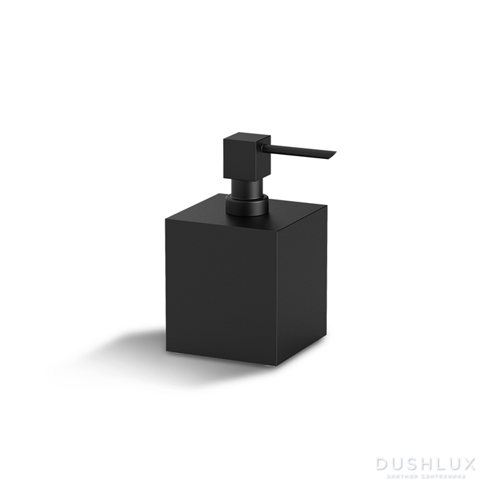 Фото Decor Walther Cube DW 475 Дозатор для мыла, настольный, цвет: черный матовый