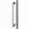 Kerama Marazzi Cristallo Душевая дверь 140x210см., раздвижная, с функцией soft close, цвет: брашированный никель