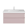 Kerama Marazzi Cubo Тумба 97.8х47х47.5см., подвесная, с ящиками, цвет: мальва матовый