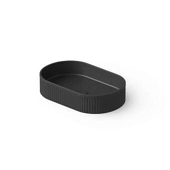 Dea Design Washbasins Раковина 55x35x12см., накладная, без отв., Solid Surface, цвет: Black №16