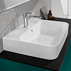 Villeroy&Boch Finion Раковина 60x47см., подвесная, 1 отв., без перелива, цвет: альпийский белый