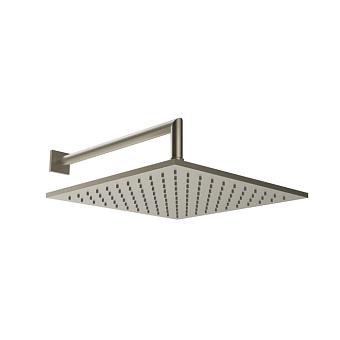 Gessi Emporio shower Верхний душ 30х30см., подвесной, поворотная, с защитой от известкового налёта, цвет: Finox Brushed Nickel