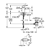 Grohe BauEdge, Смеситель для биде, цвет: хром