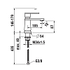 Laufen The New Classic Смеситель для раковины, на 1 отв., излив: 10.5см, цвет: хром