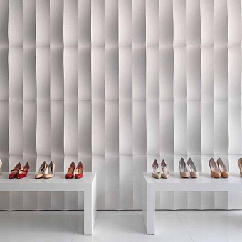 Lithos Design Architectural Натуральный камень 60x60x2см, настенный, материал: мрамор bianco thassos/palladio