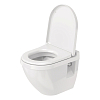 Duravit Starck 3 Сиденье для унитаза, с крышкой, цвет: сталь/белый глянцевый